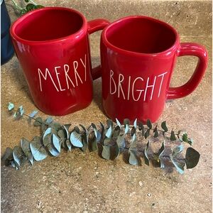 NEW Rae Dunn Coffee Mug Set